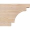 Ekena Millwork Mediterranean Rough Sawn Rafter Tail, Douglas Fir, 6"W x 12"H x 16"L RFT06X12X16MED00RDF - alternate 3